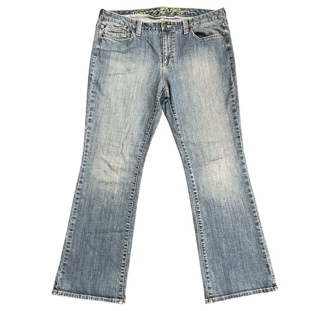 Tommy Hilfiger Womens Jeans Y2K Size 16R Bootcut‎ Denim Blue